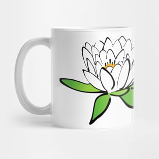 Lotus Flower Design Mug
